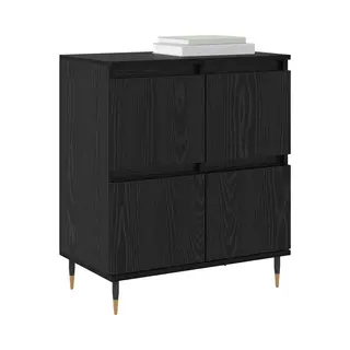 Sideboard Schwarz 60 X 35 X 70 Cm Holzwerkstoff Vidaxl