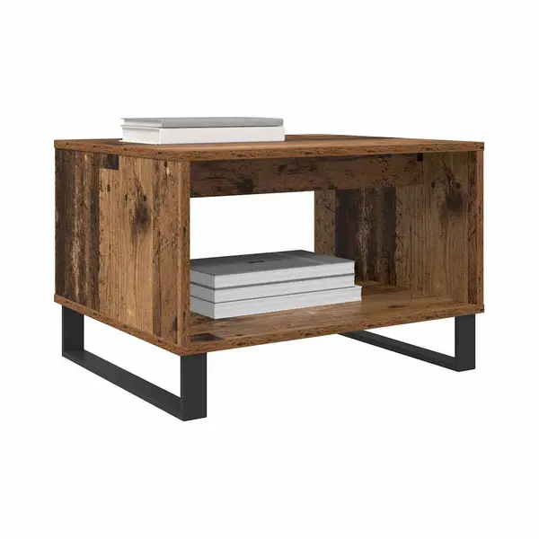 Vidaxl - Couchtisch Altholz 60 X 50 X 40 Cm Holzwerkstoff thumbnail