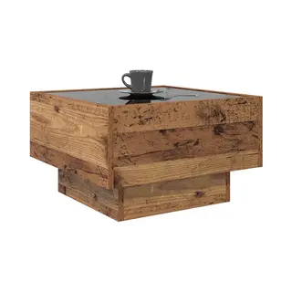 VidaXL Couchtisch Altholz 50 X 50 X 30 Cm Holzwerkstoff