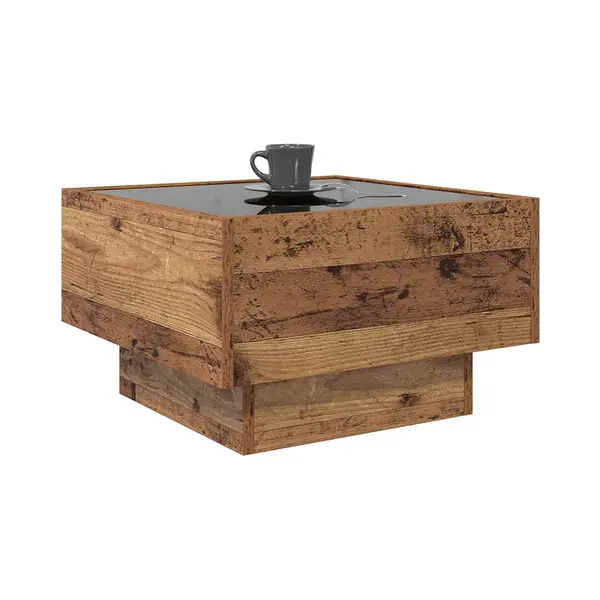 VidaXL Couchtisch Altholz 50 X 50 X 30 Cm Holzwerkstoff thumbnail