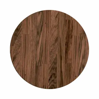 Tischplatte Braun Ø 30 X 2.5 Cm Massives Eichenholz Vidaxl