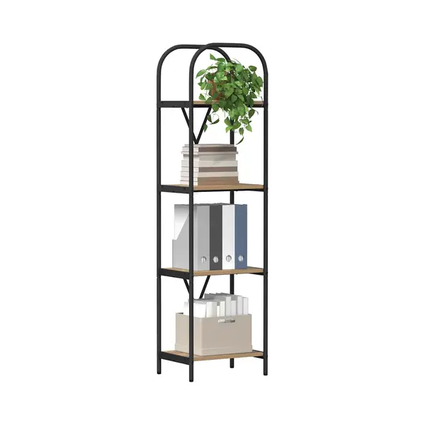 Regal Artisan-eiche 40 X 30 X 146 Cm Holzwerkstoff Vidaxl thumbnail