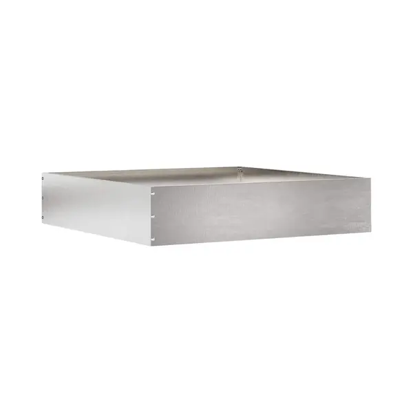 VidaXL Raseneinfassung Silber 60 X 60 X 13 Cm Edelstahl thumbnail
