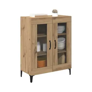 VidaXL Sideboard Artisan-Eiche 69, 5 X 34 X 90 Cm Verbundholz Und Eisen