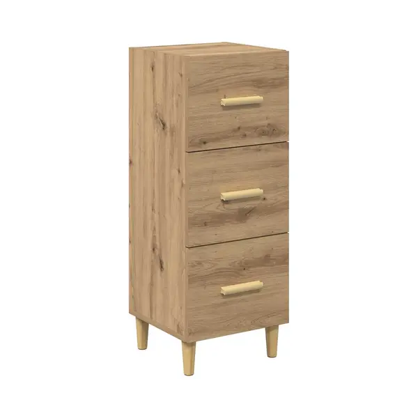 VidaXL Sideboard Artisan-Eiche 34, 5 X 34 X 90 Cm Holzwerkstoff thumbnail