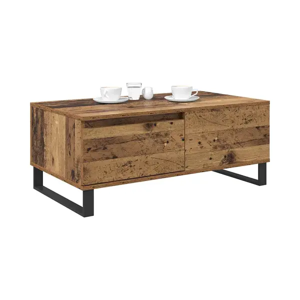 VidaXL Couchtisch Altholz 90 X 50 X 36, 5 Cm Holzwerkstoff thumbnail