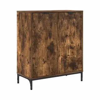 Sideboard Räuchereiche 69, 5 X 33 X 82 Cm Holzwerkstoff Vidaxl