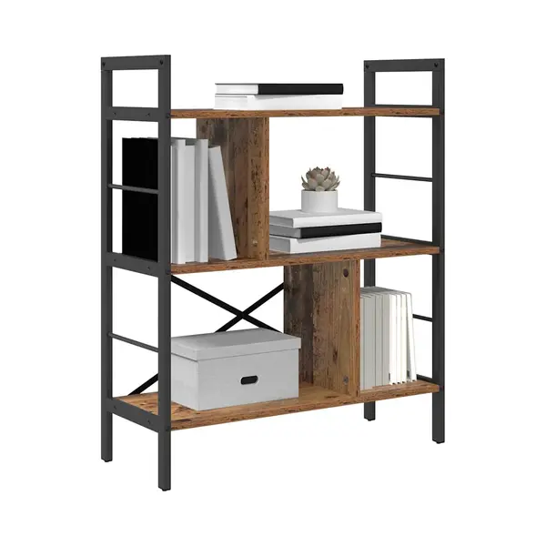 VidaXL Boekenplank Oud Hout 75 X 30 X 91 Cm Bewerkt Hout thumbnail