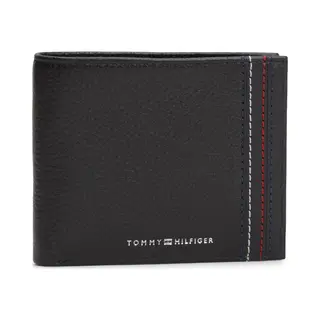 Tommy Hilfiger Herren Th Central Cc & Coin Am0am14233 Faltbare Brieftasche, Black (Black)