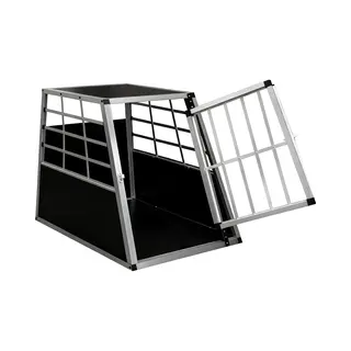 HuisenDier Bench Voor Auto - Autobench - Reisbench - Hondenkooi Auto - Hondenhok - Hondenbench - 65 Cm X 90 Cm X 69 Cm