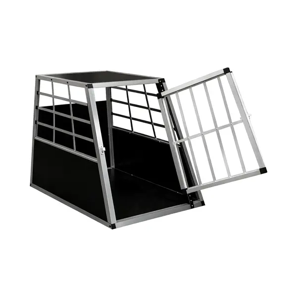 HuisenDier Bench Voor Auto - Autobench - Reisbench - Hondenkooi Auto - Hondenhok - Hondenbench - 65 Cm X 90 Cm X 69 Cm thumbnail