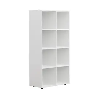 Vdd Fächerschrank Vakkie 8 Offene Fächer Aufbewahrungsschrank - Bücherregal - Wandschrank – Weiß