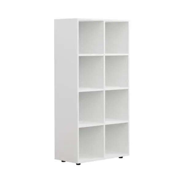 Vdd Fächerschrank Vakkie 8 Offene Fächer Aufbewahrungsschrank - Bücherregal - Wandschrank – Weiß thumbnail