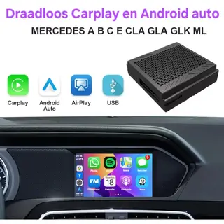 SonicDrive Becker Met Carplay En Android Auto Voor Autoradio| Geschikt Voor Mercedes 2011 - 2016 | A B C E V Sprinter Klasse | 2011 2012 2013 2014 2015 2016 |