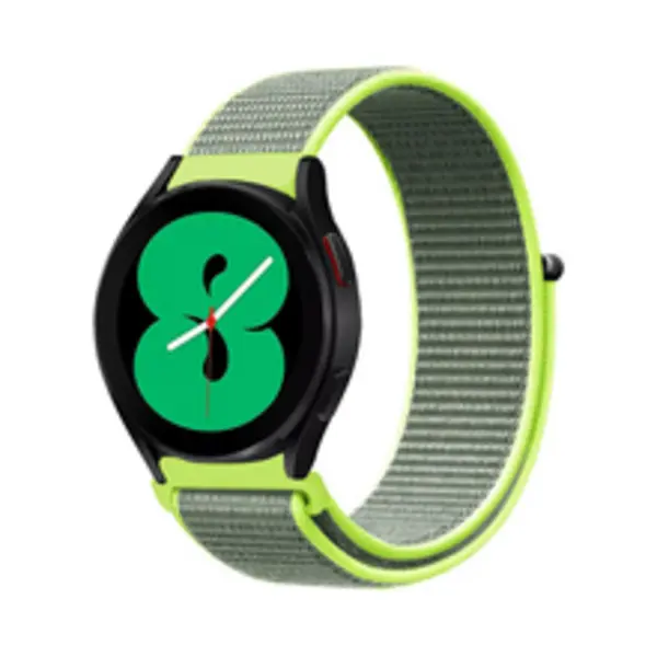 By Qubix Sport Loop Nylon Bandje - Neon Groen - Geschikt Voor Xiaomi Redmi Watch 5 Active - Redmi Watch 5 Lite thumbnail