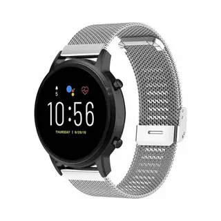 By Qubix Geschikt Voor Xiaomi Redmi Watch 5 Active - Redmi Watch 5 Lite - Milanese Bandje Met Klemsluiting - Zilver