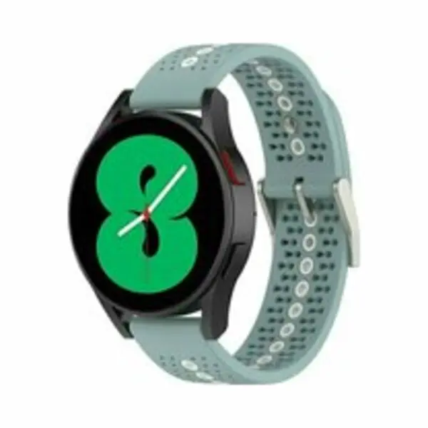 By Qubix - Smartwatch Bandje 22mm - Geschikt Voor Garmin Venu 4 - 45 Mm - Dot Pattern Bandje - Groenblauw - Geschikt Voor Garmin Bandje thumbnail