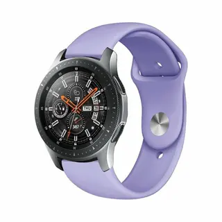 By Qubix - Smartwatch Bandje 22mm - Geschikt Voor Garmin Venu 4 - 45 Mm - Rubberen Sportband - Lila - Geschikt Voor Garmin Bandje