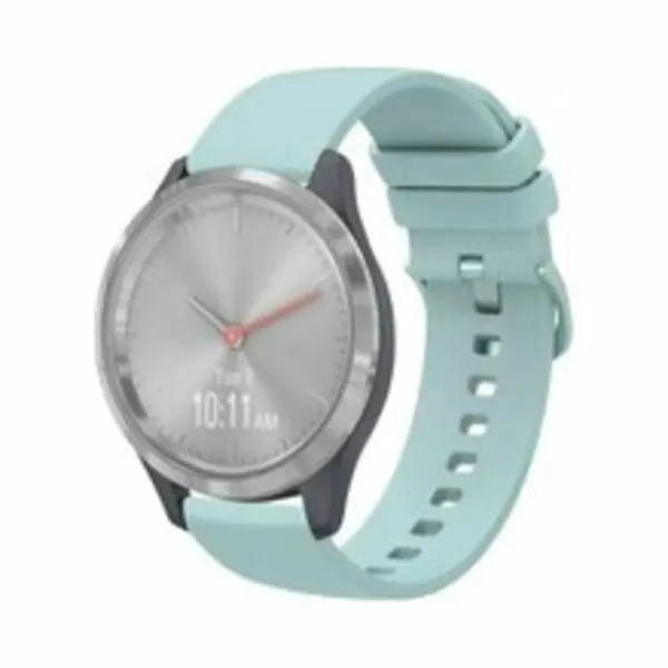 By Qubix Horlogebandje Geschikt Voor Huawei Watch Gt 6 - 41mm - Soft Siliconen Bandje - Lichtblauw - Aanzetmaat, 18mm thumbnail