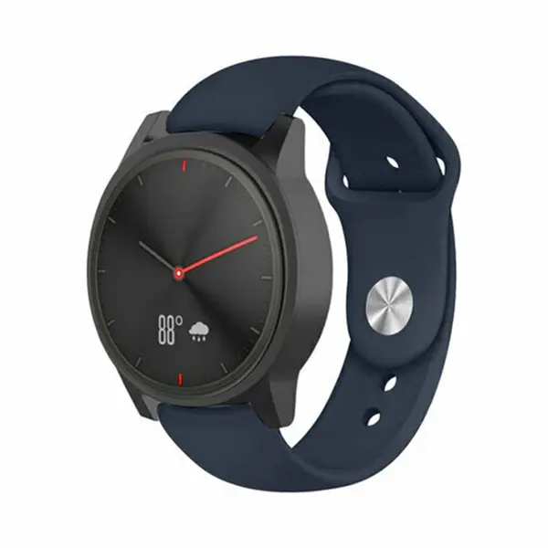 By Qubix Horlogebandje Geschikt Voor Huawei Watch Gt 6 - 41mm - Sportbandje - Maat, Large - Navy - Aanzetmaat, 18mm thumbnail
