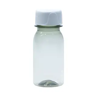 Claudius Cosmetics B.V. Lege Plastic Shot Fles 60 Ml - Rpet Transparant - Met Witte Ribbeldop - Set Van 10 Stuks - Navulbaar - Leeg - 75% Gerecycled Pet