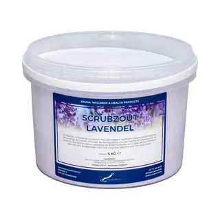 Claudius Cosmetics B.V. Scrubzout Lavendel 5 Kg - Hydraterende Lichaamsscrub