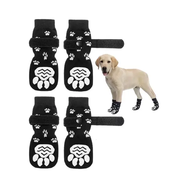 cheaplys Antislip Sokken Voor Honden – Grip Sokken Voor Binnen & Buiten – Hondenschoenen - Pootbeschermer Sokken Voor Honden - Honden Sokjes Tegen thumbnail