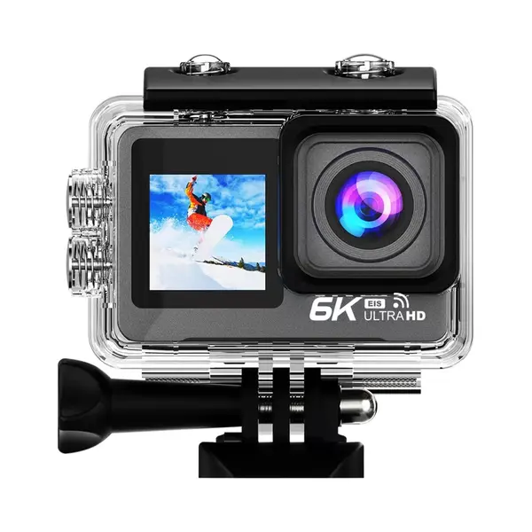Lipa At-M82TR Action Kamera Ips WiFi - Action Kamera Wasserdicht -Imx Sensor - 21 Zubehör- 6K Auflösung - Dual Screen - Sd Bis Zu 256 Gb - thumbnail