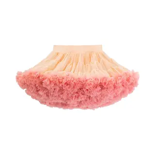 Joyakids Joya Kids® Zalm Licht Roze Verkleedrok Met Tule | Fluffy Tutu Verkleedjurk Meisje | Volumineuze Rok Met Meerdere Lagen | Verkleedrok Met Tule |