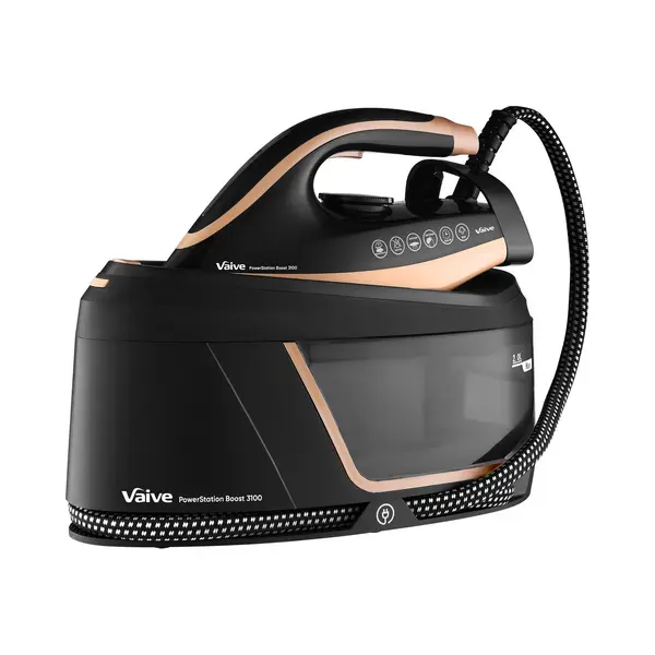 Vaive PowerStation Dampfbügeleisen Boost 3100 - Mit Dampfgenerator - 3100W - 2L Wassertank - Schwarz thumbnail