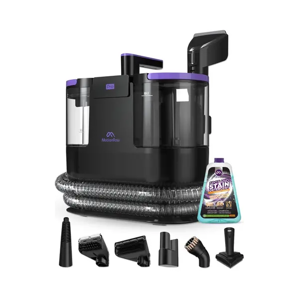 Motionflow Pro Teppichreiniger Waschsauger Mit Dampffunktion – 1700W Dampfbürste, Polsterreiniger Für Teppiche, Polstermöbel Und Autositze Uvm. thumbnail