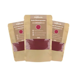 Supfoods Beetroot Powder Puur - Voor Smoothies En Gezonde Recepten - 500gram