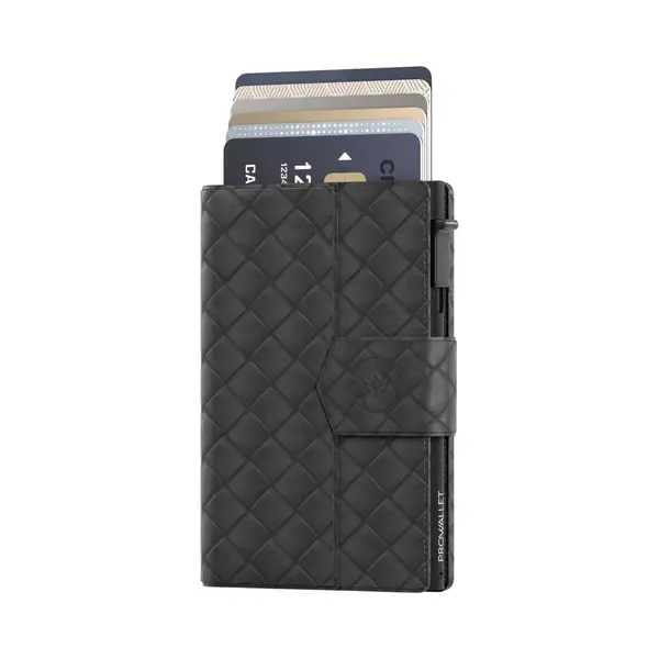 ProWallet Kartenetui Plus – 8 Karten, Geldscheine Und Münzen – Kartenetui Mit Reißverschluss – Rfid – Kleines Kreditkartenetui – Stilvolle thumbnail