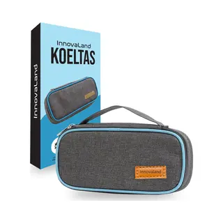 Innovaland - Insuline Kühltasche - Mit 1 Icepacks - Kühltasche - Insulinspritze - Diabetes Kühltasche - Für Reisen - Medikamente - Medizinische