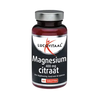 3x Lucovitaal Magnesium Citraat 400mg 60 Tabletten