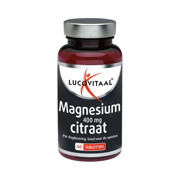3x Lucovitaal Magnesium Citraat 400mg 60 Tabletten thumbnail