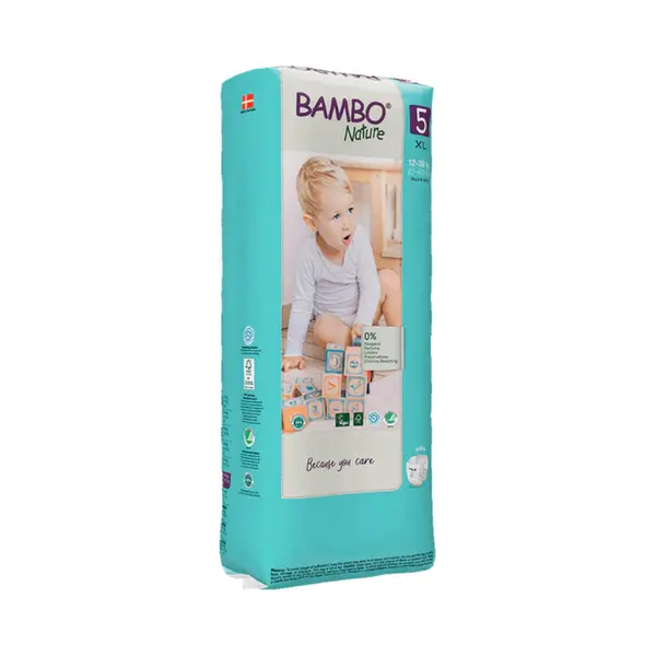 2x Bambo Nature Luiers Maat 5 (12-18 Kg) 44 Stuks thumbnail