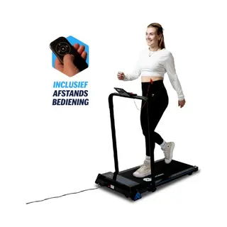 Bx fitness Loopband Bx Powerrun 1000 Pro | 1-10 Km/u | Walking Pad | Incl. Voedings- En Trainingsgids | Opvouwbare Loopband | Treadmill | Elektrische Loopband |