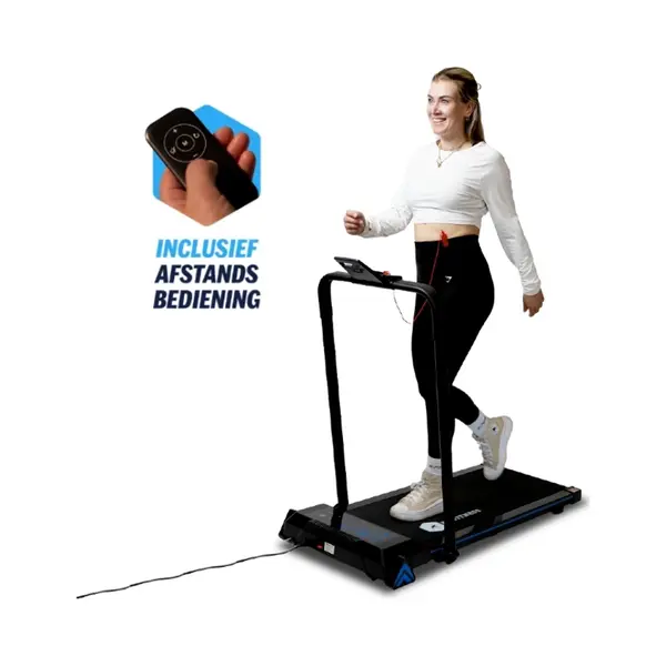 Bx fitness Loopband Bx Powerrun 1000 Pro | 1-10 Km/u | Walking Pad | Incl. Voedings- En Trainingsgids | Opvouwbare Loopband | Treadmill | Elektrische Loopband | thumbnail