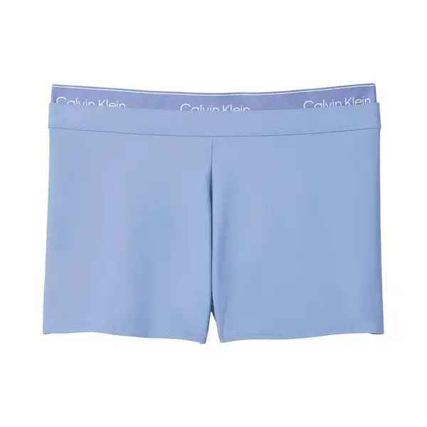 Calvin Klein Heren Double Waistband Zwemboxer Blauw thumbnail