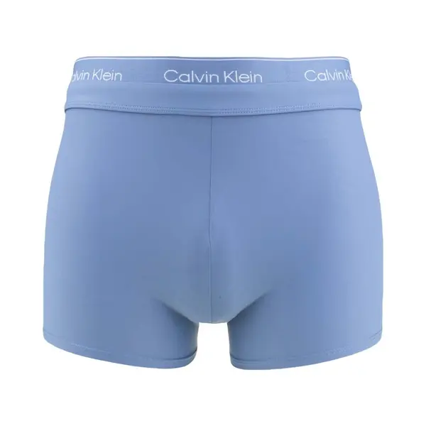 Calvin Klein Heren Double Waistband Zwemboxer Blauw thumbnail