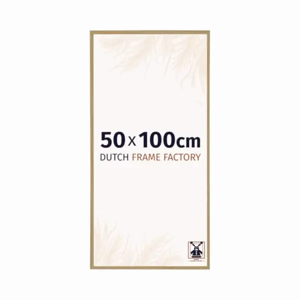 Dutch Frame Factory - Bilderrahmen 50x100 Cm - Buche Hell - Bilderrhamen Aus Kunststoff Mit Antireflex Kunstglas - Fotorahmen 50x100 Cm - Easy thumbnail