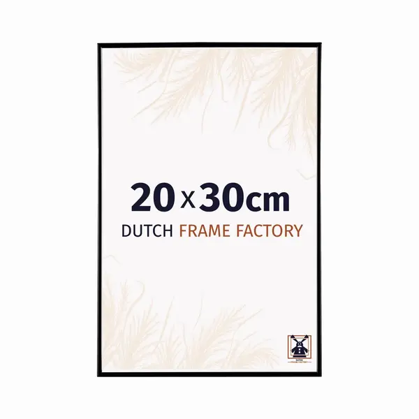 Dutch Frame Factory - Bilderrahmen 20x30 Cm - Schwarz Hochglanz - Bilderrhamen Aus Kunststoff Mit Antireflex Kunstglas - Fotorahmen 20x30 Cm - Easy thumbnail