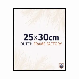 Dutch Frame Factory Fotolijst 25x30 Cm - Kunststof - Zwart Mat - Easy