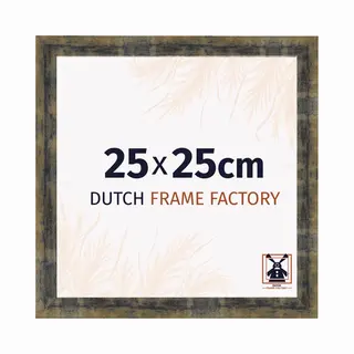 Dutch Frame Factory Fotolijst 25x25 Cm - Mdf - Blauw Goud Gemeleerd - Praag