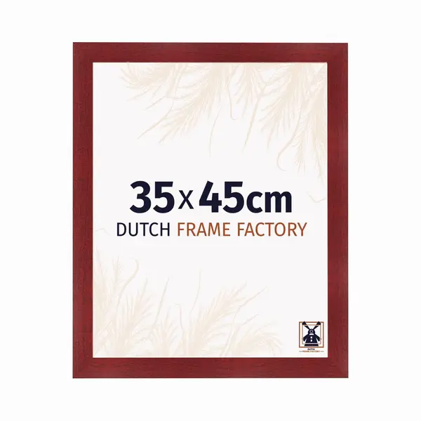 Dutch Frame Factory Fotolijst 35x45 Cm - Mdf - Wijnrood Geveegd - Praag thumbnail