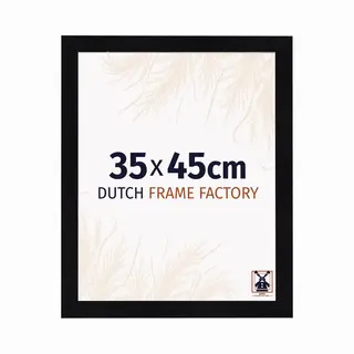 Dutch Frame Factory Fotolijst 35x45 Cm - Mdf - Zwart Hoogglans - Praag