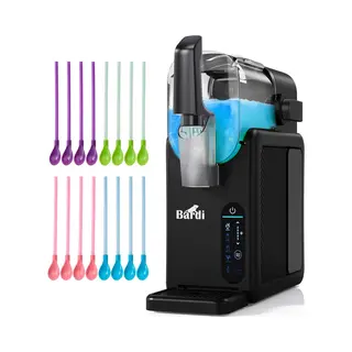 Bardi Slush Hero® Combi – Slushmachine - Slush Puppy Maker 2, 6L + 12 Slush Lepelrietjes – Voor Slushies, Milkshakes, Frappé & Frozen Cocktails