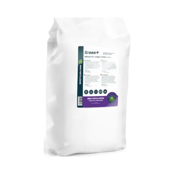 Mrs Seeds & Mixtures Mrs Green+ Gazonmeststof - Extra Groen & Anti Mos - 20 Kg Voor 500 M² - Allround Gazonbemesting - Snelle Werking - Voor Een Ijzersterk En Donkergroen thumbnail