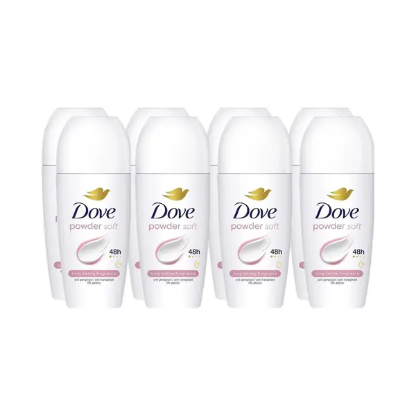 Dove Deo Roller - Powder - 8 X 50 Ml - Anti Transpirant thumbnail